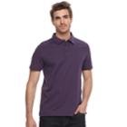 Men's Apt. 9&reg; Regular-fit Soft Touch Stretch Interlock Polo, Size: Small, Med Purple