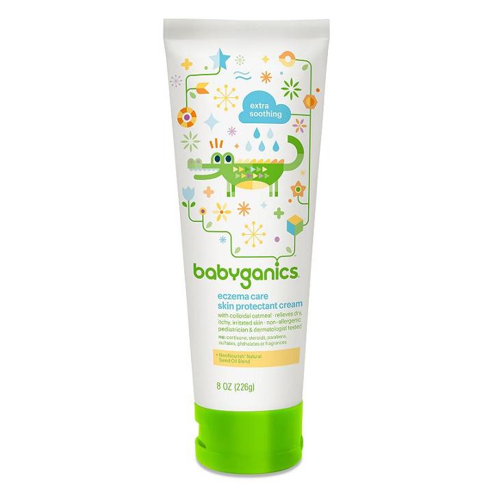 Babyganics 8-oz. Eczema Skin Protectant Cream, White