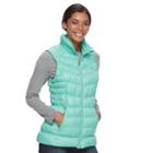Women's Zeroxposur Chris Hooded Sweater Down Vest, Size: Xl, Green Oth