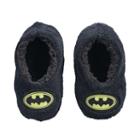 Toddler Boy Dc Comics Batman Plush Fleece Slipper Socks, Size: 4t, Multicolor
