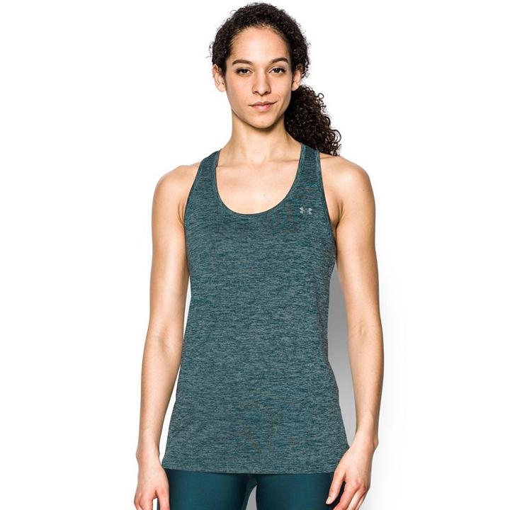 Women's Under Armour Tech Tank, Size: Medium, Brown Over