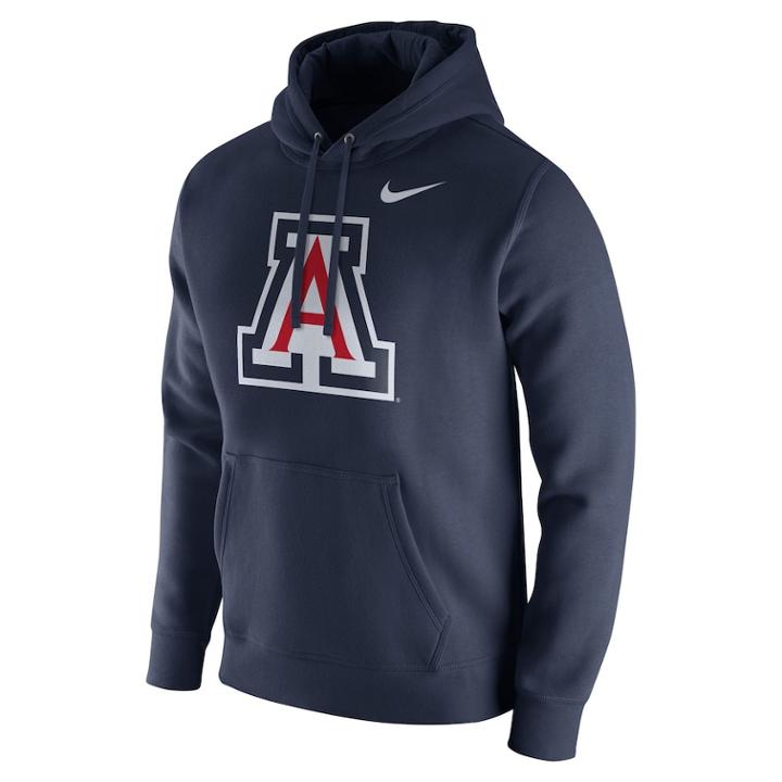 Men's Nike Arizona Wildcats Club Hoodie, Size: Large, Multicolor