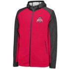 Men's Ohio State Buckeyes Rally Colorblock Fleece Hoodie, Size: Small, Brt Red