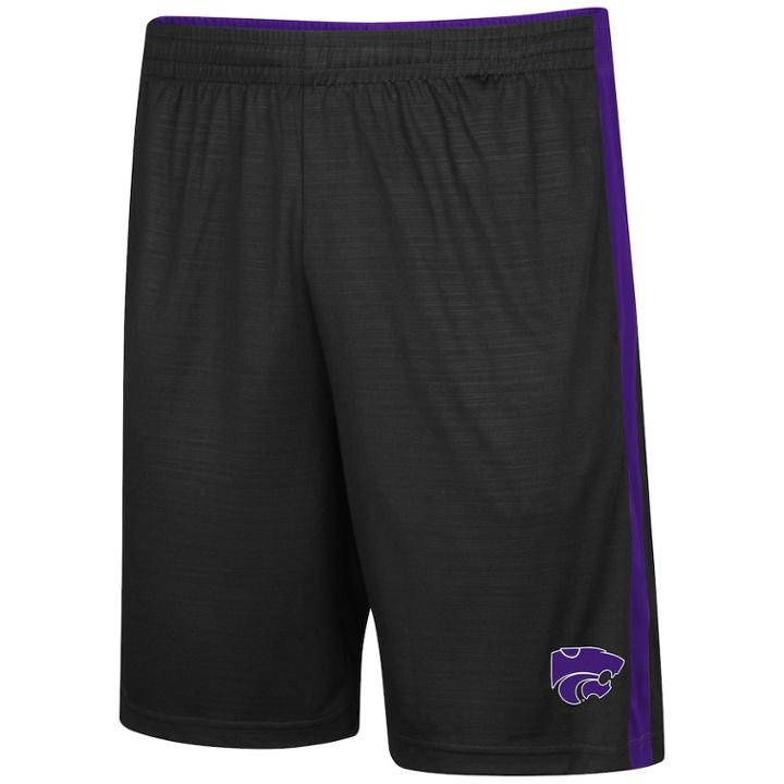 Men's Colosseum Kansas State Wildcats Shorts, Size: Large, Silver