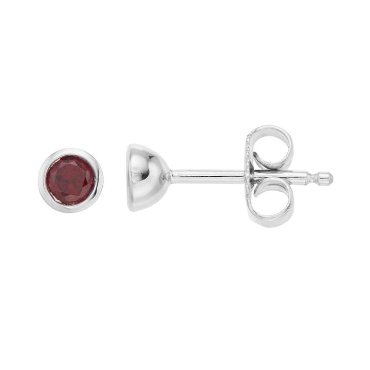 Boston Bay Diamonds Sterling Silver Garnet Stud Earrings, Women's, Red