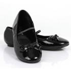 Ballet Flat Costume Shoes - Kids, Girl's, Size: Medium, Black