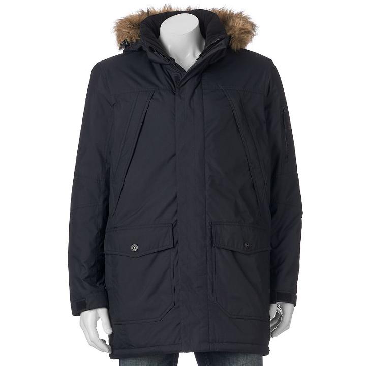 Men's Zeroxposur Ranger Thermocloud Insulated Parka, Size: Large, Black