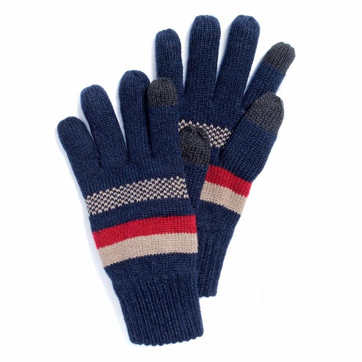 Men's Muk Luks Texting Gloves, Blue