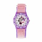 Disney's Minnie Mouse & Kitty Cat Kids' Time Teacher Watch, Girl's, Size: Medium, Pink