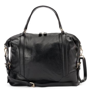 Donna Bella Vivian Leather Convertible Tote, Women's, Black