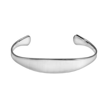 Steel City Stainless Steel Cuff Bracelet, Women's, Grey