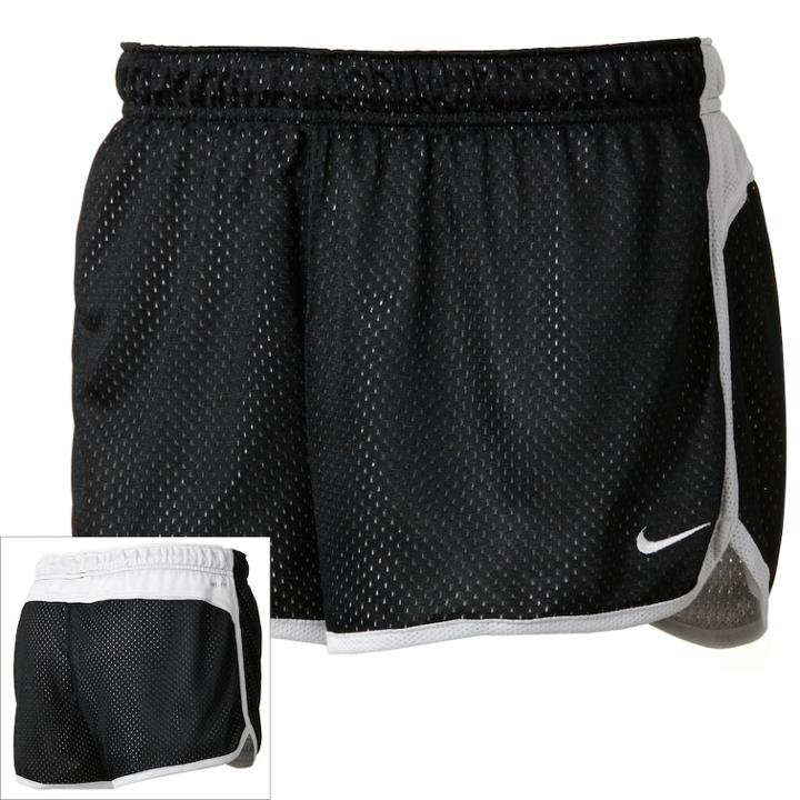 Women's Nike Dri-fit Mesh Field Shorts, Size: Xl, Grey (charcoal)