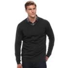 Big & Tall Apt. 9&reg; Regular-fit Wool-blend Merino Sweater, Men's, Size: L Tall, Dark Grey