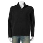 Men's Tek Gear&reg; Arctic Fleece Quarter-zip Pullover, Size: Large, Black