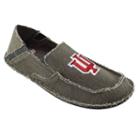Men's Indiana Hoosiers Cazulle Canvas Loafers, Size: 10, Grey