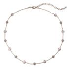 Napier Simulated Pearl & Fireball Station Necklace, Women's, Multicolor
