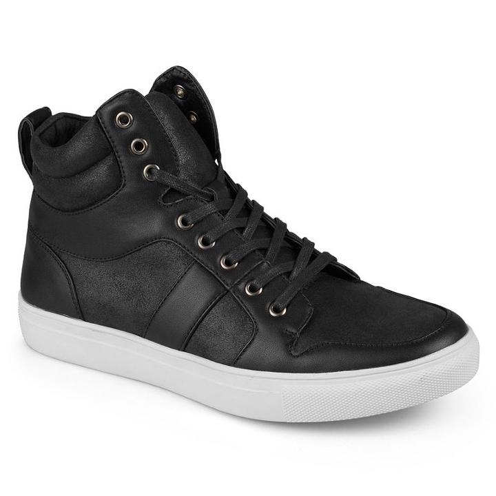 Vance Co. Jarius Men's High-top Sneakers, Size: Medium (11), Black