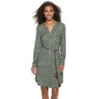 Women's Sonoma Goods For Life&trade; Utility Dress, Size: Xl, Green