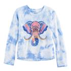 Girls 7-16 & Plus Size Mudd&reg; Graphic Pullover Sweatshirt, Size: 18 1/2, Blue (navy)