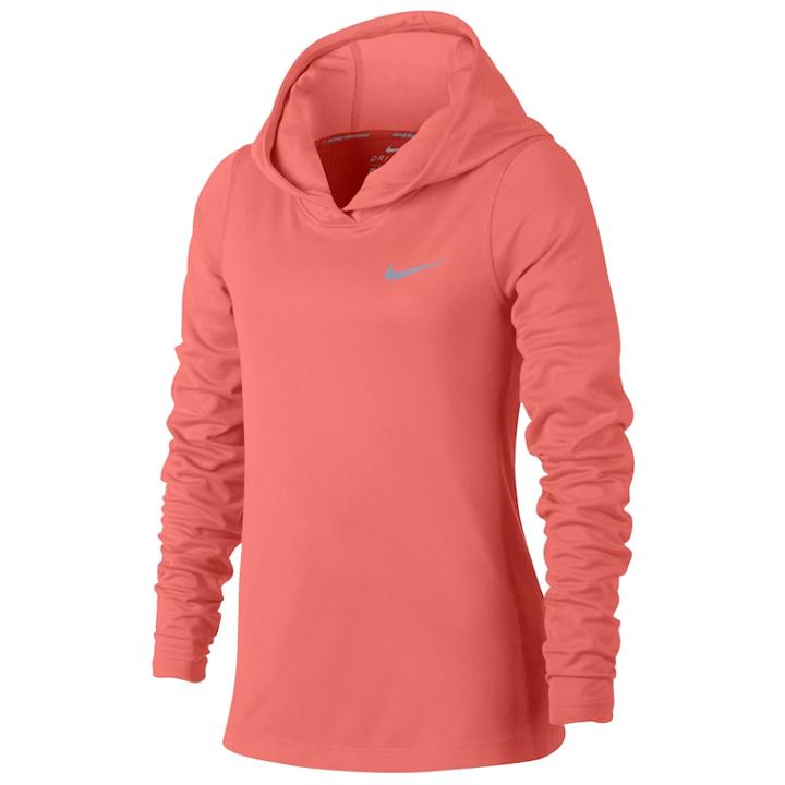Girls 7-16 Nike Dri-fit Pullover Hoodie, Size: Xl, Brt Orange