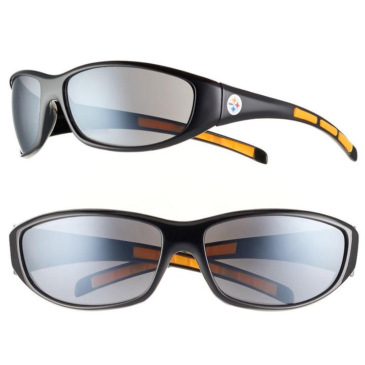 Adult Pittsburgh Steelers Wrap Sunglasses, Multicolor