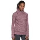 Women's Zeroxposur Luxe Space-dye Funnel Neck Top, Size: Xl, Deep Cerise
