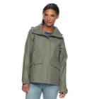 Women's Columbia Cherry Creek Hooded Rain Jacket, Size: Large, Med Green