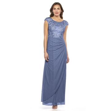 1 By 8 Beaded Pleated Evening Gown - Women's, Brown Oth