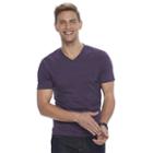 Men's Apt. 9 Solid V-neck Tee, Size: Small, Drk Purple