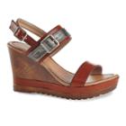 Henry Ferrera Reserve Women's Wedge Sandals, Size: 7.5, Brown