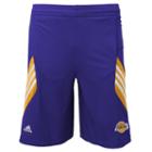Boys 8-20 Adidas Los Angeles Lakers Prestige Shorts, Boy's, Size: Small, Purple