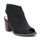 Sonoma Goods For Life&trade; Thelma Women's Peep Toe Ankle Boots, Size: 7, Black