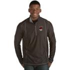 Men's Antigua Miami Heat Tempo Quarter-zip Pullover, Size: 3xl, Black