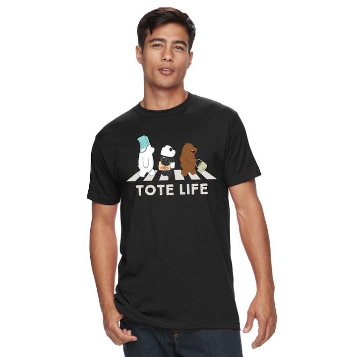 Men's Bears Tote Life Tee, Size: Small, Black