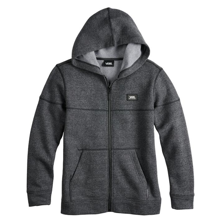 Boys 8-20 Vans Humbles Full-zip Hoodie, Size: Medium, Dark Grey