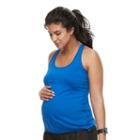 Maternity A:glow Mesh Workout Tank, Women's, Size: Xxl-mat, Dark Blue