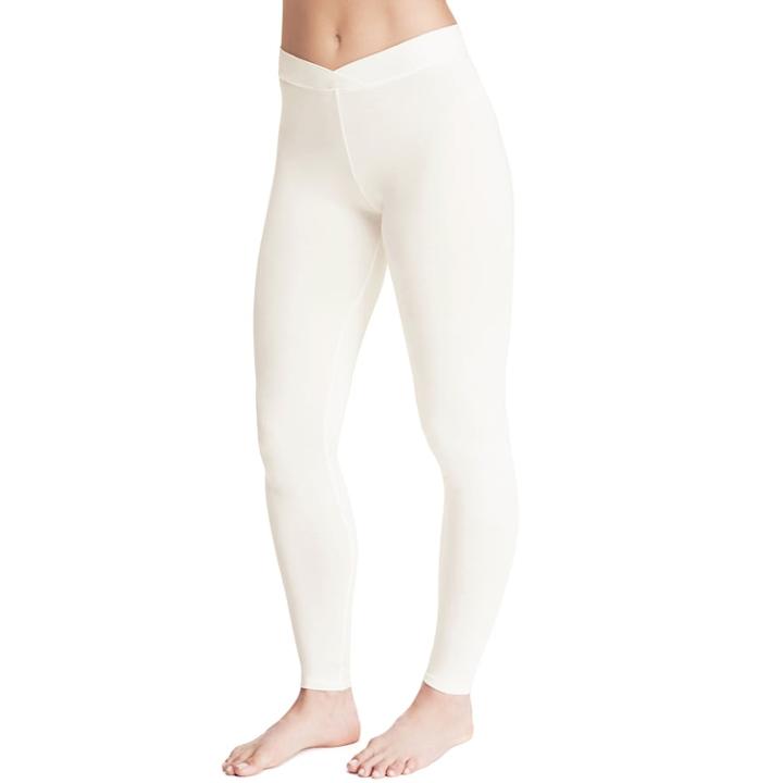 Women's Cuddl Duds Softwear Leggings, Size: Medium, Lt Beige