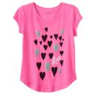 Girls 7-16 So&reg; Curved-hem Graphic Tee, Size: 10, White