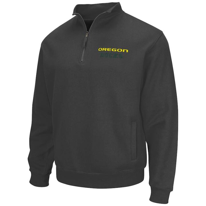 Men's Oregon Ducks Fleece Pullover, Size: Medium, Silver