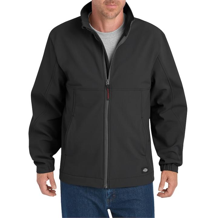 Men's Dickies Flex Softshell Jacket, Size: Medium, Black