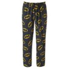 Men's Dc Comics Batman Confetti Lounge Pants, Size: Large, Black
