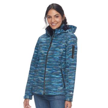 Women's Free Country Hooded Soft Shell Jacket, Size: Small, Dark Blue
