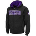 Men's Northwestern Wildcats Full-zip Fleece Hoodie, Size: Xl, Light Grey