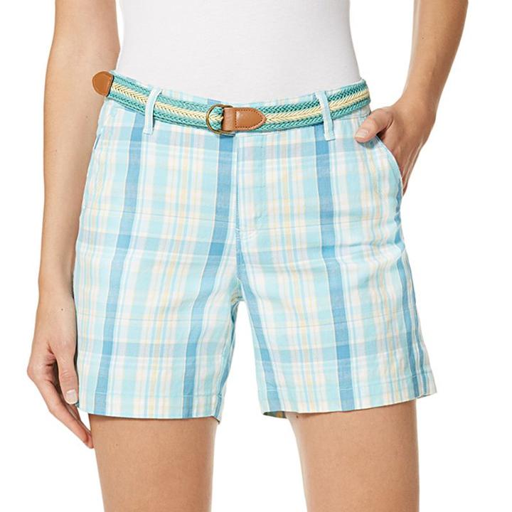 Women's Yvonne Twill Shorts, Size: 8, Turquoise/blue (turq/aqua)