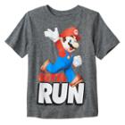 Boys 4-7 Super Mario Bros. Gotta Run Tee, Size: 7, Blue Other