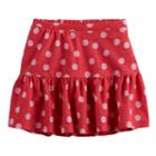 Girls 4-10 Jumping Beans&reg; A-line Ruffle Skort, Girl's, Size: 5, Med Red