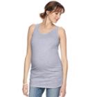 Maternity A:glow Ruched Tank, Women's, Size: L-mat, Med Purple