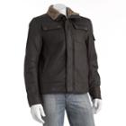 Men's Excelled Faux-shearling Jacket, Size: Small, Brown