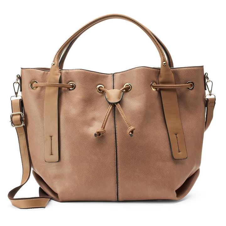 Mellow World Viviana Convertible Bucket Tote, Women's, Brown