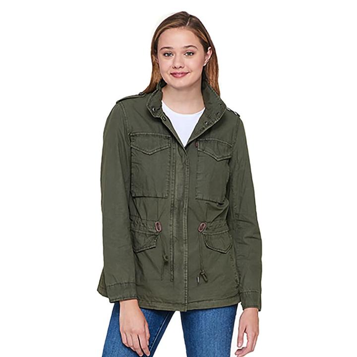 Women's Levi's Military Jacket, Size: Medium, Green